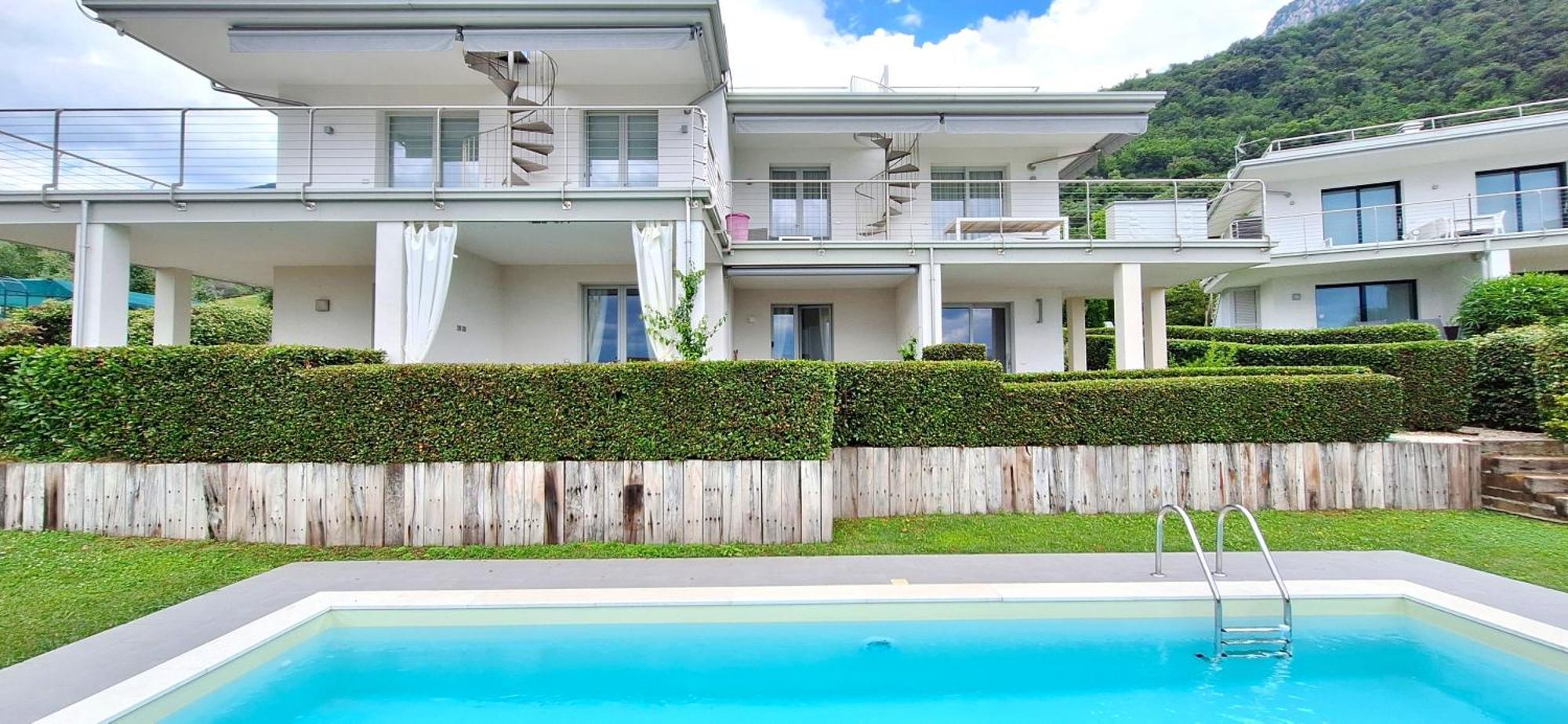 Residence Olivi - Panorama Lake View, Pool, Terrace, Garden, Wifi Toscolano Maderno Extérieur photo